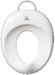 Mokomasis tualeto dangtis BabyBjorn Toilet Training Seat, polipropilenas (pp)/termoplastinė guma (tpe), baltas/pilkas