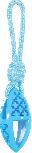 Žaislas šuniui Zolux Rope Samba Oval 479120BLE, 28 cm, mėlynas