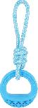 Žaislas šuniui Zolux Rope Samba Round 479119BLE, 26 cm, mėlynas, 26 cm