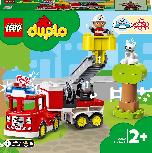 Konstruktorius LEGO® DUPLO® Ugniagesių automobilis 10969, 21 vnt.