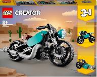 Konstruktorius LEGO Creator 3in1 Senovinis motociklas 31135