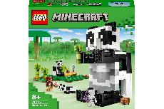 Konstruktorius LEGO® Minecraft® Pandų prieglobstis 21245, 553 vnt.