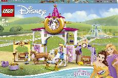 Konstruktorius LEGO® | Disney Princess™ Gražuolės ir Auksaplaukės karališkosios arklidės 43195, 239 vnt.