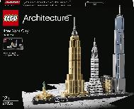 Konstruktorius LEGO Architecture Niujorkas 21028, 598 vnt.