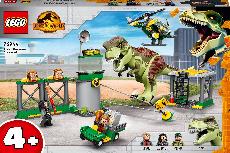 Konstruktorius LEGO Jurassic World Dinozauro tiranozauro pabėgimas 76944
