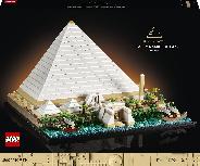 Konstruktorius LEGO Architecture Didžioji Gizos piramidė 21058, 1476 vnt.
