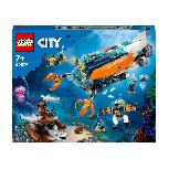 Konstruktorius LEGO City Tyrinėtojų giliavandenis povandeninis laivas 60379, 842 vnt.
