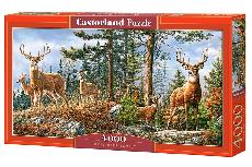 Dėlionė Castorland Royal Deer Family 400317, 68 cm x 138 cm