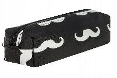 Penalas Mustache, 20 cm x 6 cm, balta/juoda
