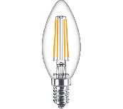Lemputė Philips LED, B35, šiltai balta, E14, 60 W, 806 lm