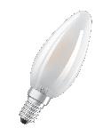 Lemputė Osram LED, B35, šiltai balta, E14, 4 W, 470 lm