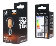 Lemputė Forever Light LED, A60, šiltai balta, E27, 8 W, 940 lm