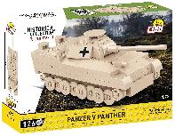 Konstruktorius tankas Cobi Klocki Historical Collection Panzer V Panther 3099, plastikas