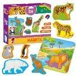 Magnetinis žaidimas Roter Kafer Magnetic Puzzle Zoo RK2090-02, 4 cm, įvairių spalvų, 19 vnt.
