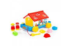 Lavinimo žaislas Wader-Polesie Shape And Sort House, įvairių spalvų