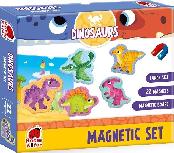 Magnetinis žaislas Roter Kafer Magnetic Set Dinosaurs RK2102-03, 4 cm, įvairių spalvų, 22 vnt.