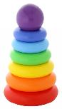 Lavinimo žaislas Wader 62383, 24 cm, įvairių spalvų, 8 vnt.