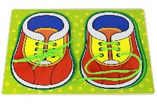 Lavinamoji lenta Lean Toys Shoelaces 15253, 0.5 cm, raudona/žalia
