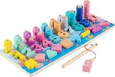 Rūšiavimo žaidimas Smily Play Montessori Figures Puzzle SP84019, įvairių spalvų