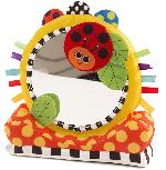 Lavinimo žaislas Sassy Tummy Time Floor Mirror, 14 cm, įvairių spalvų