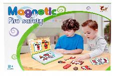 Magnetinis žaidimas ASKATO Puzzle Magnetic Fire Safety, 4 cm, įvairių spalvų, 31 vnt.