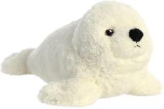 Pliušinis žaislas Aurora Seal 200039A, baltas