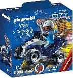 Konstruktorius Playmobil City Action Police Quad 71092, plastikas