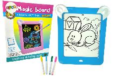 Piešimo lenta Lean Toys Magic Board 12212, 2 cm, mėlyna