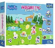 Magnetinė dėlionė Trefl Peppa Pig Magnetic Puzzle Set 93164, įvairių spalvų, 9 vnt.
