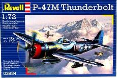 Konstruktorius Revell P 47 M Thunderbolt 1:72 03984R, plastikas