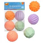 Lavinimo žaislas Smily Play Sensory Balls SP8392, įvairių spalvų, 4 vnt.