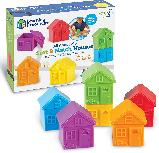 Lavinimo žaislas Learning Resources All About Me Sort & Match Houses 381153, įvairių spalvų, 12 vnt.