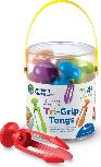 Lavinimo žaislas Learning Resources Trip Grip Tongs 419673, įvairių spalvų, 6 vnt.