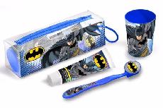 Rinkinys kūdikiams Cartoon Batman Oral Care Bag