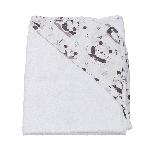 Vaikiškas rankšluostis Markland Pure Muslin Panda, balta, 75 cm