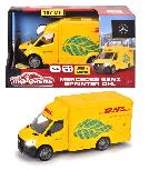 Žaislinis automobilis Majorette Mercedes-Benz Sprinter DHL 213742000, geltona