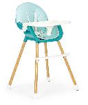 Maitinimo kėdutė EcoToys Highchair, mėlyna