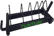 Svorių diskų stovas Tunturi Bumper Plate Carry Rack, 13.2 kg