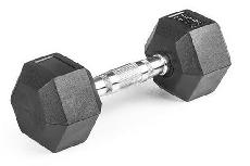 Svarmuo Gymstick Hex Dumbbell, 22.5 kg