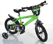 Vaikiškas dviratis Bimbo Bike Cosmos 77333, žalias, 16"