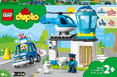 Konstruktorius LEGO® DUPLO® Policijos nuovada ir sraigtasparnis 10959