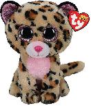 Pliušinis žaislas Meteor Leopard Livvie, rudas, 24 cm