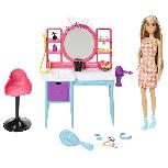 Lėlė Barbie Hair Salon Playset HKV00, 29 cm