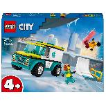 Konstruktorius LEGO® City Great Vehicles Greitosios pagalbos automobilis ir snieglentininkas 60403