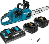 Akumuliatorinis grandininis pjūklas Makita DUC355PT2, 1100 W, 35 cm