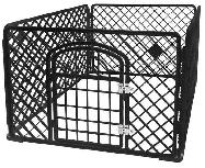 Voljeras Animal Playpen XL15322, 90 x 90 x 60 cm, plastikas