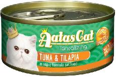 Šlapias kačių maistas Aatas Cat Tantalizing Tuna&Tilapia, žuvis/tunas, 0.08 kg