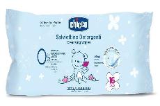 Drėgnos servetėlės Chicco Cleansing Wipes, 16 vnt.