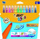 Flomasteriai Bic Kid Couleur XL, vienpusiai, 12 vnt.