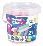 Kreidelės Genio Kids Kreidelės Street Chalks 21 vnt MLB21, įvairių spalvų